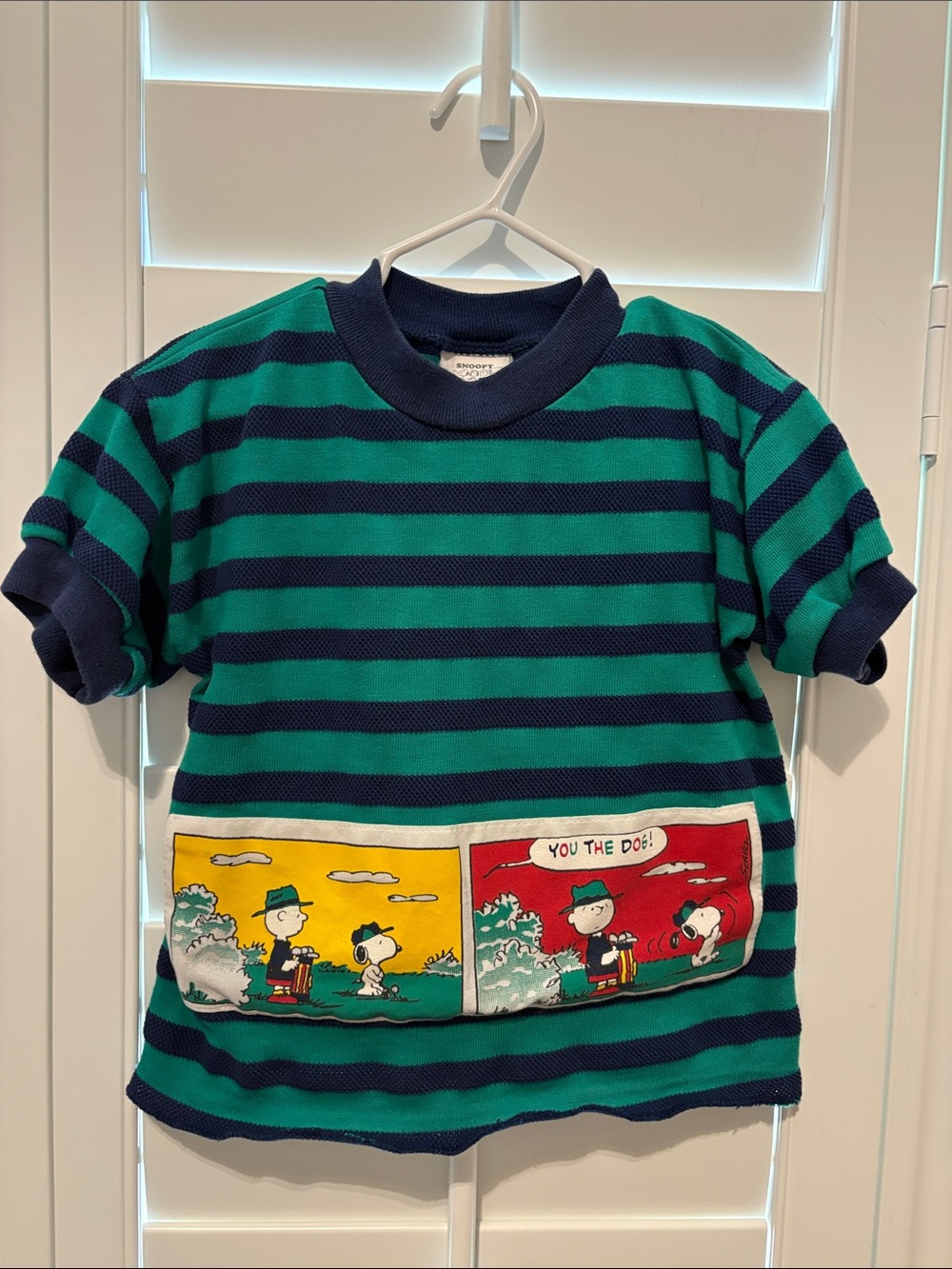 Vintage Snoopy Sweater Shirt Peanuts Charlie Brown Comic Strip YOU THE DOG 3t